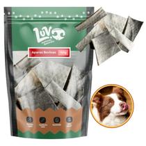 Mordedor Natural Desidratado Pele Bovina para Cachorro Aparas Bovina 150g Luv Petiscos Mordedor Natural Desidratado Pele Bovina para Cachorro Aparas Bovina 150g Luv Petiscos
