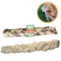 Mordedor Natural para Cachorro Pele Bovina 30 cm - LUV Petiscos Mordedor Natural para Cachorro Pele Bovina 30 cm - LUV Petiscos