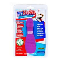 Mordedor nylon escova dental Pet Games Roxo - Grande