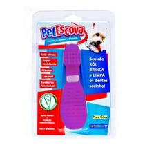 Mordedor nylon escova dental Pet Games Roxo - Médio
