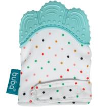 Mordedor p/ Bebê - Luvas de silicone Azul Buba (2 peças)