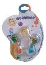 Mordedor Para Bebê Com Água, Letrinhas e Bichinhos - Vila Toys