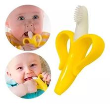 Mordedor para Bebê De Silicone Bananinha Banana massageador de gengiva/Dentição - Vilatoy