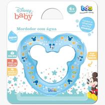 Mordedor para Bebês Com Água Contorno Mickey Azul - Bda