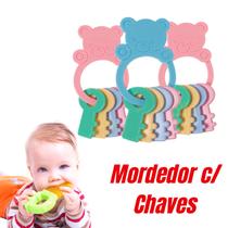 Mordedor Para Bebês Ursinho Com Chaves BB Criança Infantil - Art Baby