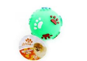 Mordedor para Cachorro Bola Colorida Brinquedo Cão Gato Divertido - Mimo Pets