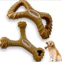 Mordedor para Cães OEM Osso Resistente Maciço Fibra de Trigo Sabor Bacon Grande Marrom 16 cm 1 Mordedor para Cães OEM Osso Resistente Maciço Fibra de Trigo Sabor Bacon Grande Marrom 16 cm 1