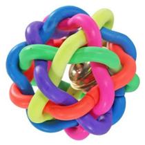 Mordedor Pet Brinquedo Borracha Cachorro Cao Bola Sino Guizo