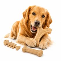 Mordedor Pet Fibra De Bambu Sabor Bacon Resistente