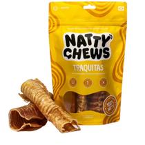 Mordedor Petisco Cannelloni Natty Chews Traqueia Desidratada Cão 2un
