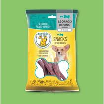 Mordedor Petisco Natural Cães Esôfago Bovino Desidratado NutriCão Pet Food Osso Cachorro Interativo Mordedor Petisco Natural Cães Esôfago Bovino Desidratado NutriCão Pet Food Osso Cachorro Interativo