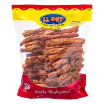 Mordedor petisco snack osso twist bacon para cachorro todas as raças crocante e mastigável pacote 1kg