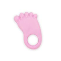 Mordedor Pezinho Macio Denticao Anti Stress Gengiva Bebe +4m Mordedor Pezinho Macio Denticao Anti Stress Gengiva Bebe +4m