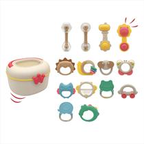 Mordedor Sensorial Bebê Silicone Suave Carregador Páscoa Bebê Mãe Pai Presente Girafa Lilás