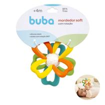 Mordedor Soft Com Rotação Silicone 360o Macio Bebê Colorido Buba