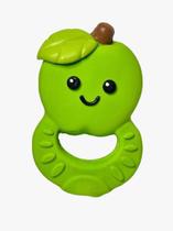 Mordedor Textoy Frutinhas Maçã Verde Atóxico e Natural