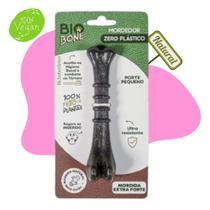 Mordedor Vegano pet Biobone - porte P (mordida extra forte) sabor madeira