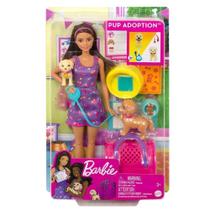 Morena Adota Cachorrinho Barbie - Mattel HKD86