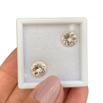 Morganita Brilhante ø9,4mm Par 5,46ct Morganita Brilhante ø9,4mm Par 5,46ct