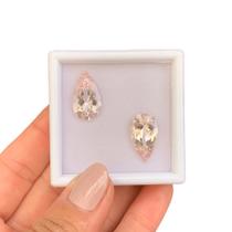 Morganita Gota Par 12,29ct Morganita Gota Par 12,29ct