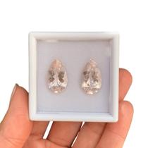 Morganita Gota Par 19,75ct Morganita Gota Par 19,75ct