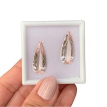 Morganita Gota Par 20,79ct Morganita Gota Par 20,79ct