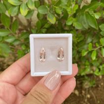 Morganita Gota Par 5,02ct Morganita Gota Par 5,02ct