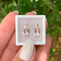 Morganita Gota Par 5,49ct Morganita Gota Par 5,49ct