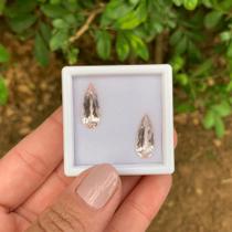 Morganita Gota Par 5,85ct Morganita Gota Par 5,85ct