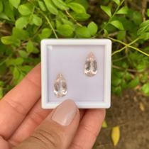 Morganita Gota Par 6,12ct Morganita Gota Par 6,12ct