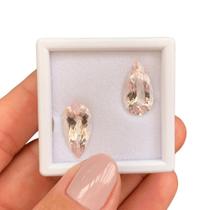 Morganita Gota Par 9,18ct Morganita Gota Par 9,18ct