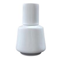 Moringa 800ml com Copo - Porcelana Branca e Off White