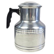 Moringa com cabo 1,8 litros alumínio com tampa cabo plástico multiuso leite água suco jarra Moringa com cabo 1,8 litros alumínio com tampa cabo plástico multiuso leite água suco jarra