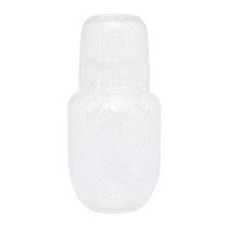 Moringa Daisy 500ml E Copo 145ml Em Vidro Wolff Moringa Daisy 500ml E Copo 145ml Em Vidro Wolff