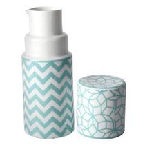 Moringa De Porcelana 700ml Geo Mix & Match Turquesa - Dynasty (Pequenos Defeitos de Pintura)