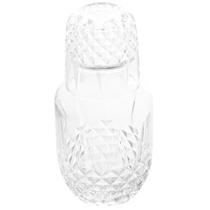 Moringa De Vidro 500Ml Com Copo 145Ml Diamante Lyor Cristal