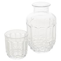 Moringa de Vidro Faces Lyor 500 ml com Copo Moringa de Vidro Faces Lyor 500 ml com Copo