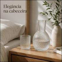 Moringa Hestia 890ml Vidro Transparente com Copo Tampa Moringa Hestia 890ml Vidro Transparente com Copo Tampa