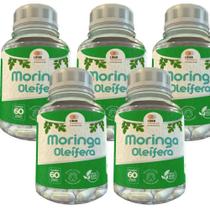 Moringa Oleífera- 60 Caps 500Mg Kit Com - 5 Potes