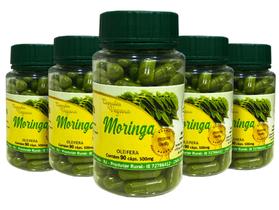 Moringa premium 500mg - 90 Cápsulas - kit com 5 frascos