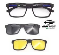 Mormaii Oculos Swap Ng Duo 560i8 + 2 Clipons Cinza + Noturno