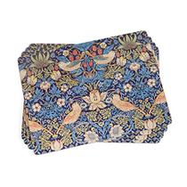 Morris & Co para Pimpernel Strawberry Thief Collection Blue Placemats - Conjunto de 4