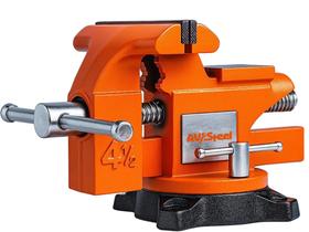 Morsa de Bancada AV Steel 4,5" com Base Giratória em Ferro Fundido Morsa de Bancada AV Steel 4,5" com Base Giratória em Ferro Fundido