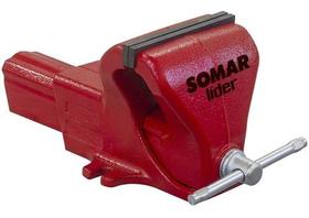 Morsa Torno De Bancada N 5 Líder 10010085 Somar - Vermelho