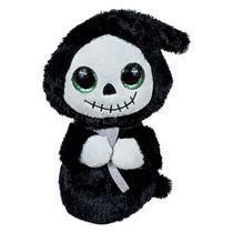 Morte De Pelúcia Ceifador Preto Brinquedo Halloween 23cms