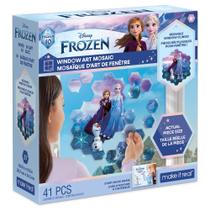 Mosaico de arte de janela Make It Real Disney Frozen 41 unidades com mais de 6 anos