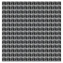 Mosaico de Metal Barcelona Black 2X2 Placa 30X30cm - 1315003007 Mosaico de Metal Barcelona Black 2X2 Placa 30X30cm - 1315003007