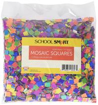 Mosaico de Papel School Smart 10.000 Peças Quadrados de 1 cm