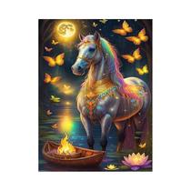 Mosaico De Pintura Em Diamante Com Padrão De Cavalo DIY Bordado Completo Em Acrílico Decoração Para