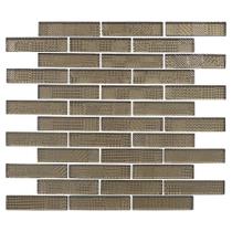 Mosaico de Vidro Touch Glass Bronze 9,5X2 Placa 30X30cm - 1313125003